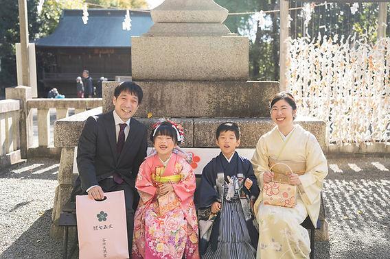 荒川区 石濱神社 七五三 ご祈祷 写真撮影