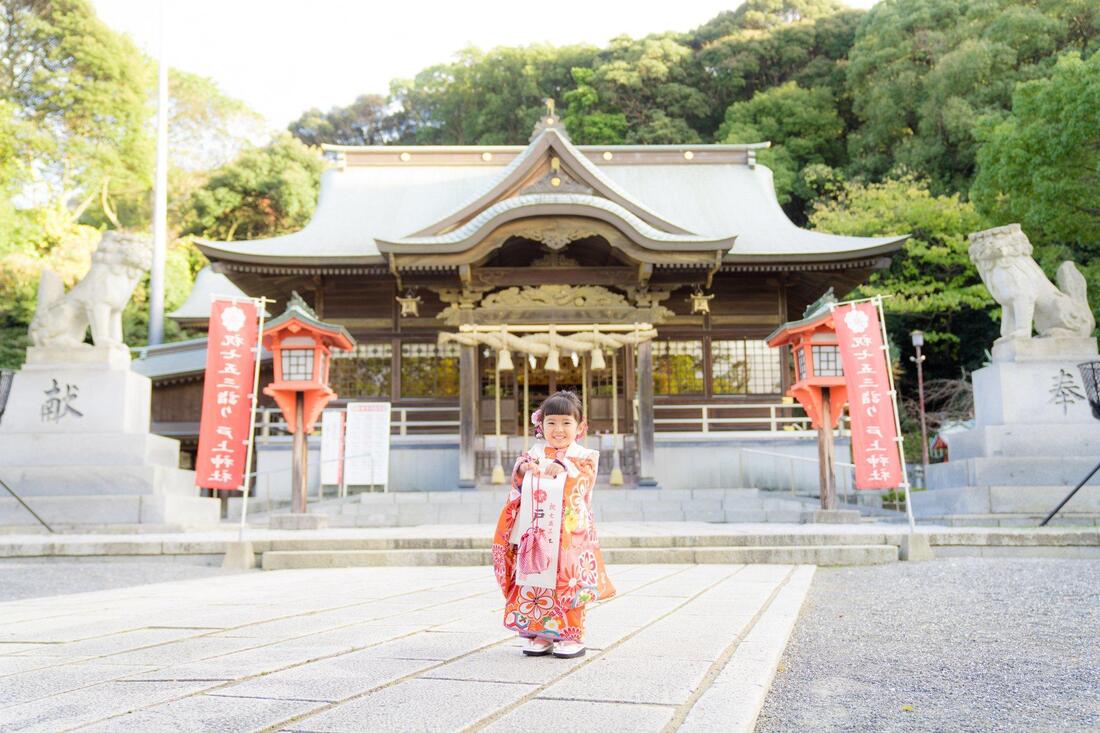 荒川区 石濱神社 七五三 ご祈祷 写真撮影