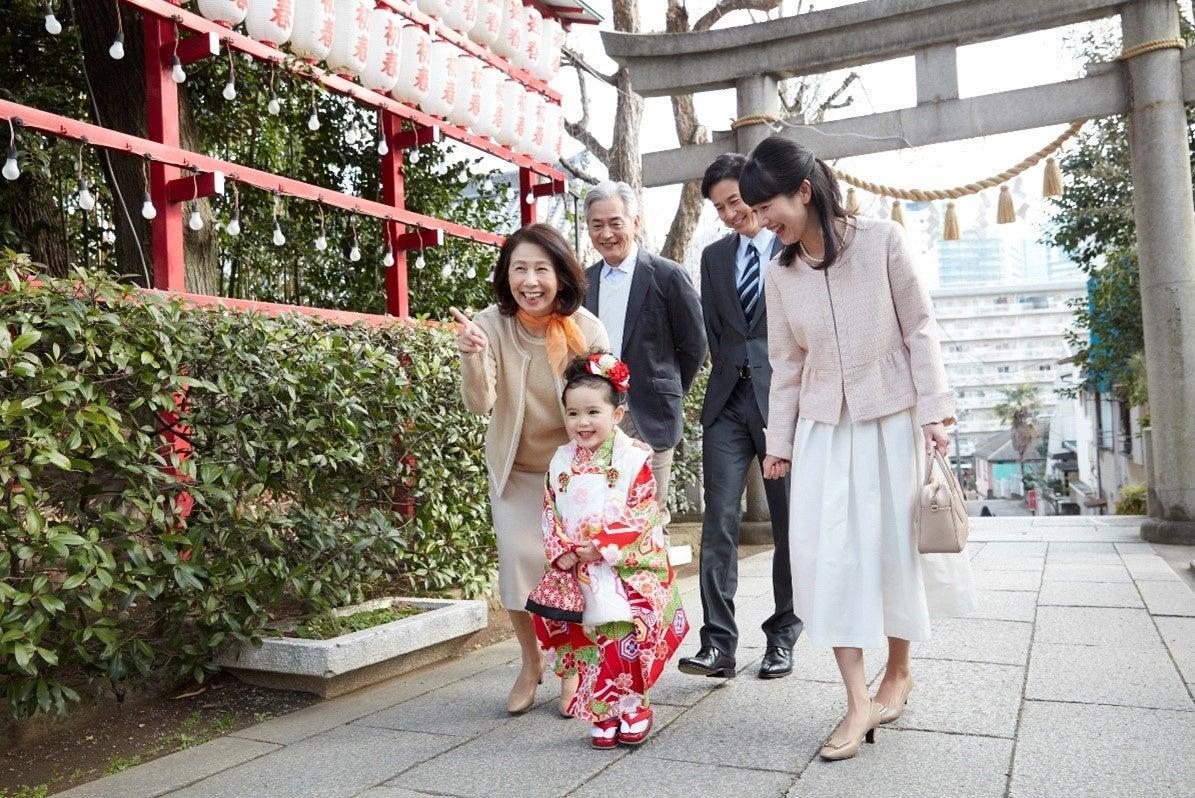 荒川区 素盞雄神社 七五三 写真撮影 若色写真事務所